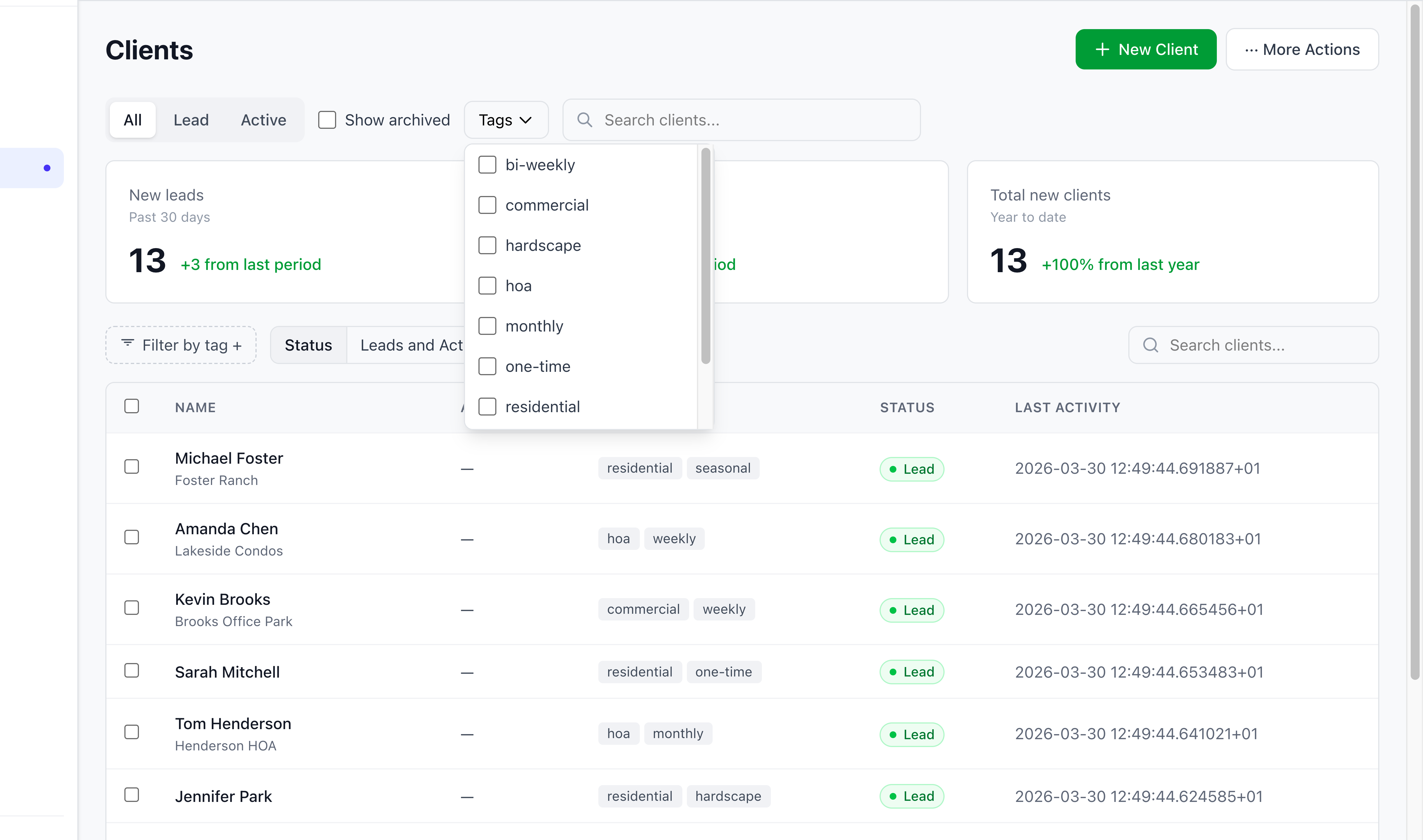 ServiceKit Reporting & Dashboard screenshot